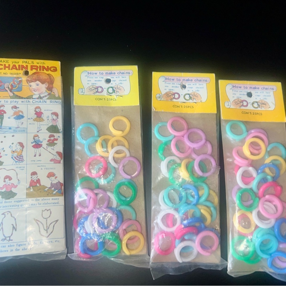 4 NWT Packages of Chinese Jacks, Vintage 1970’s/1980’s game, Makes 10+Jacks